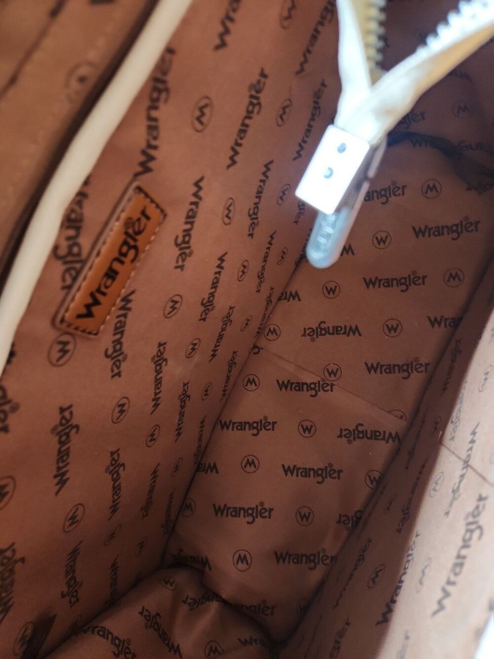 Wrangler Southwestern Aztec Faux Leather Tote Bag - Picture 7 of 7